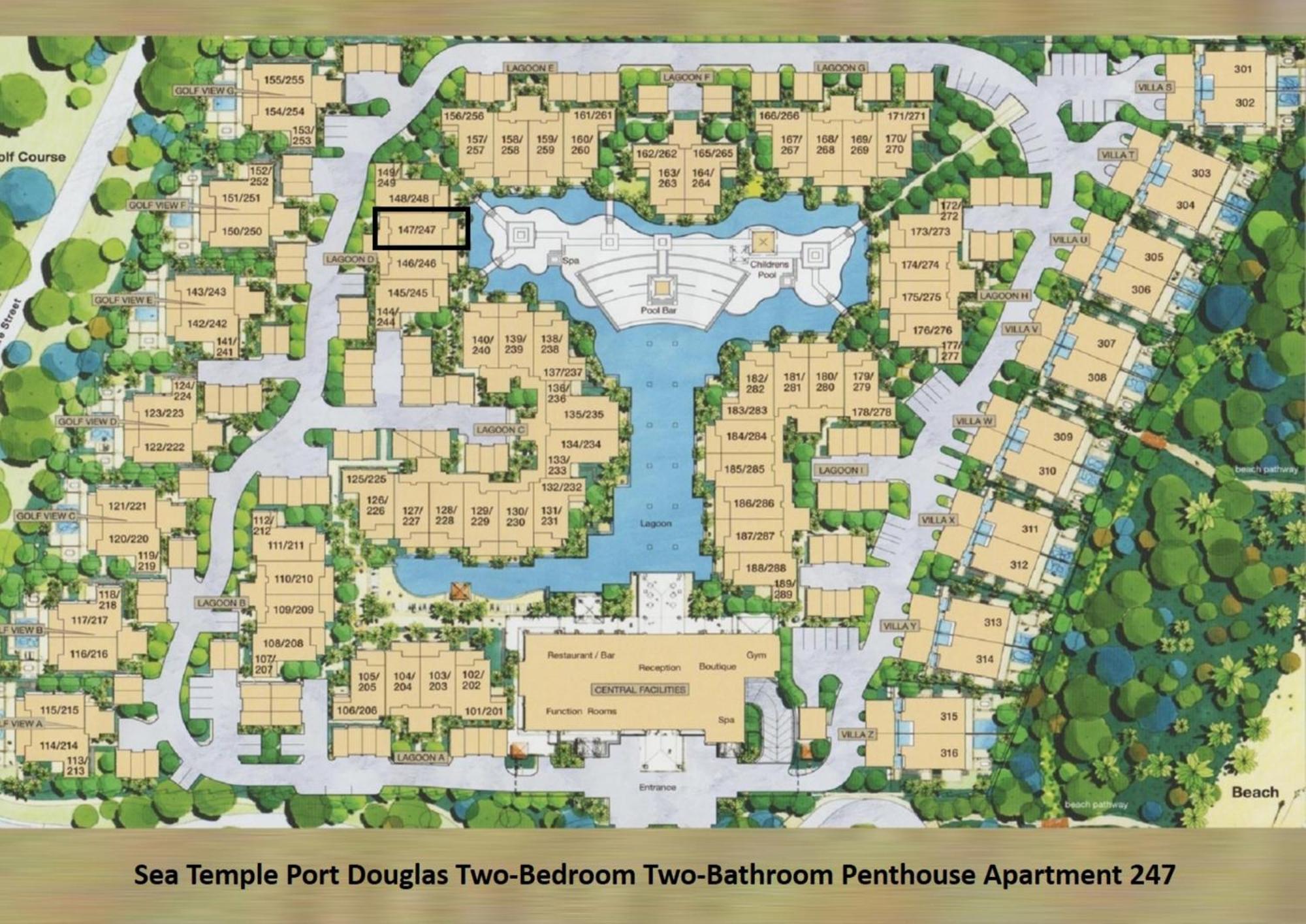 Luxury Apartments At Temple Resort And Spa Port Douglas Bilik gambar