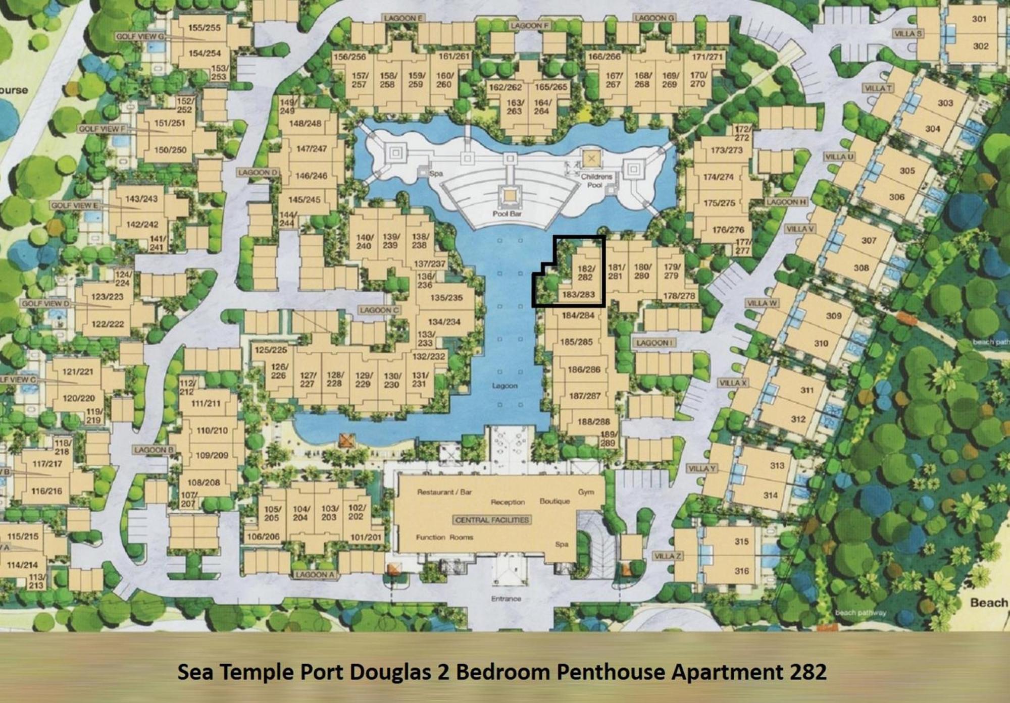 Luxury Apartments At Temple Resort And Spa Port Douglas Bilik gambar