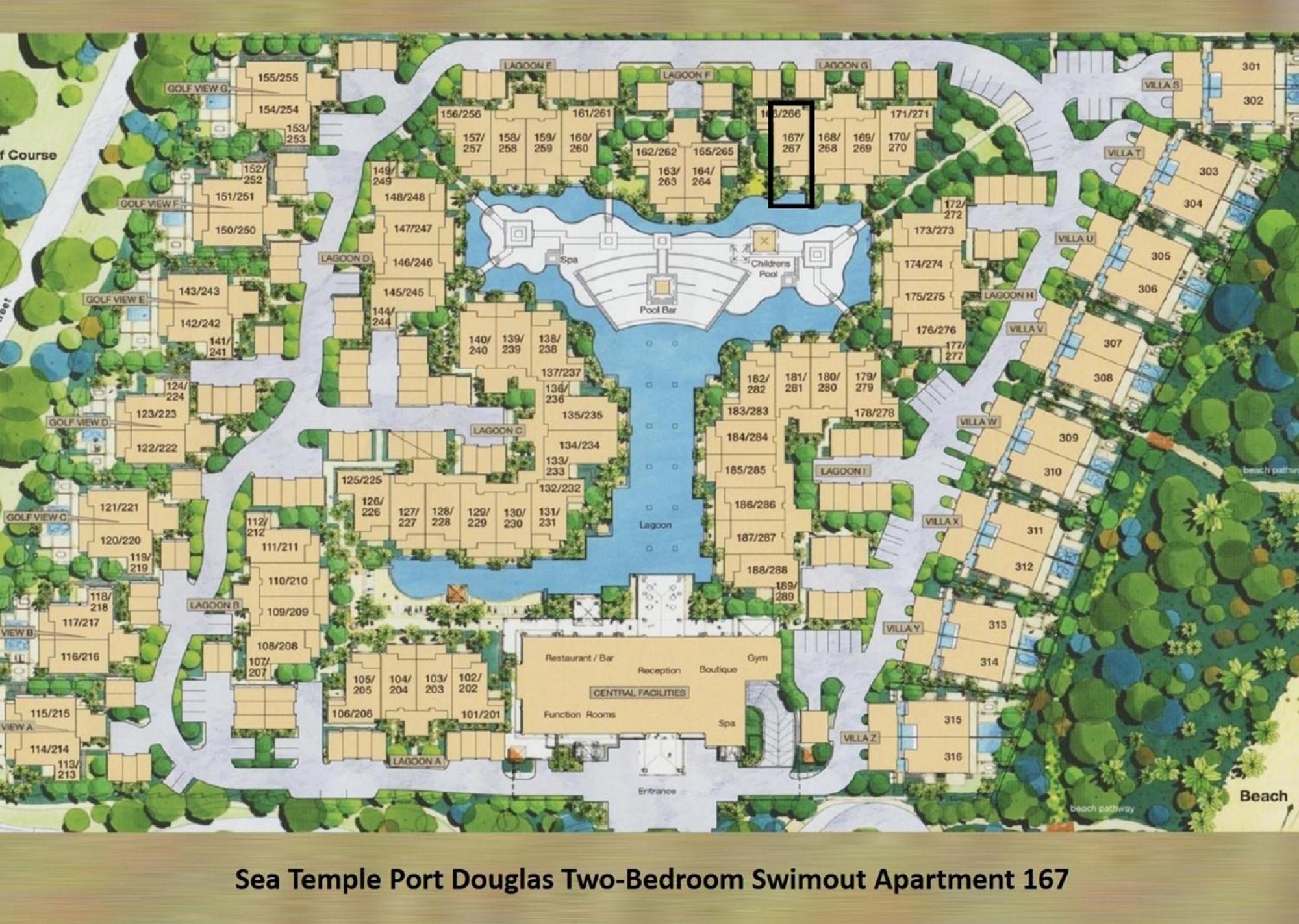 Luxury Apartments At Temple Resort And Spa Port Douglas Bilik gambar